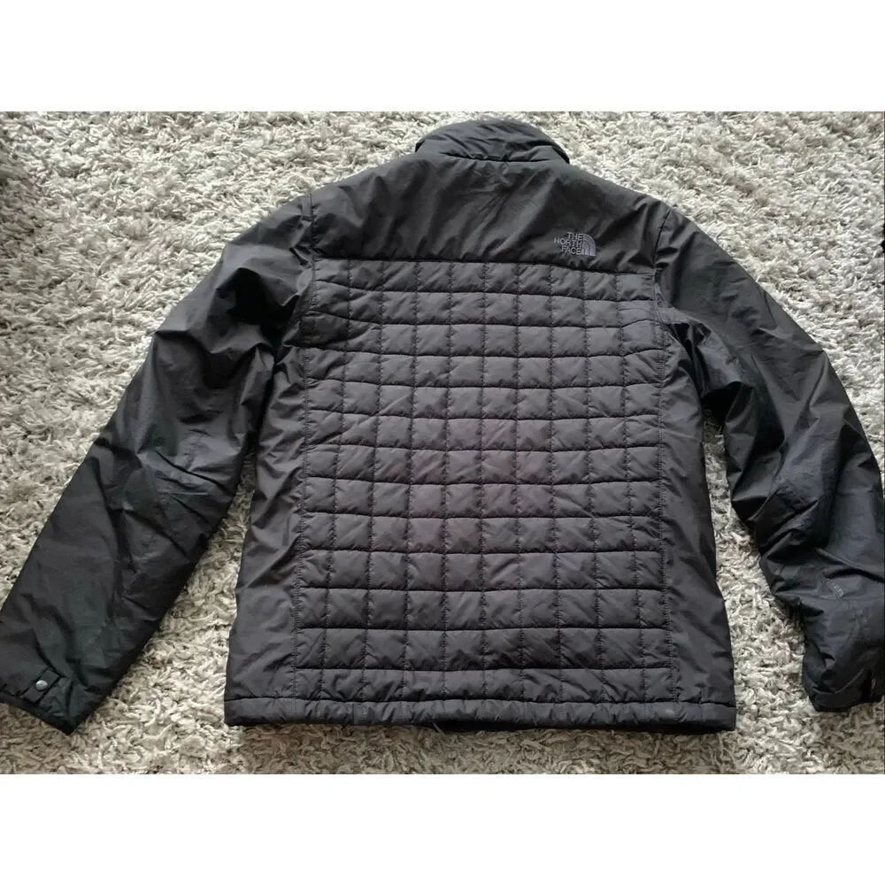 The North Face Black Quilted Brecon Jacket Coat mens sz S